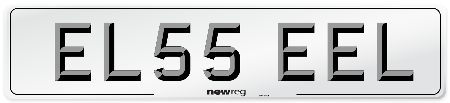 EL55 EEL Number Plate from New Reg